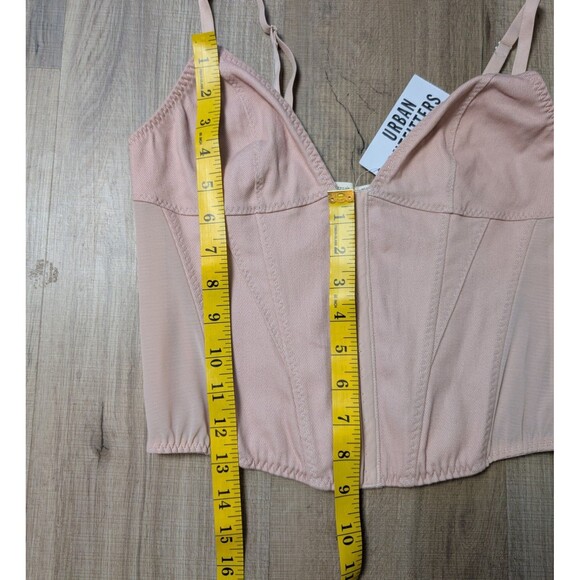 NWT Urban Outfitters Size M Enchanted Pink Corset Top Coquette Night-Out - Picture 11 of 11